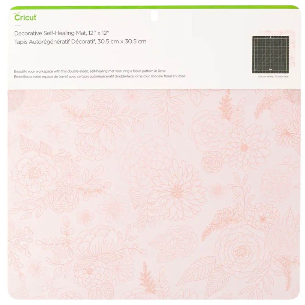 NWT CRICUT 12x12 Rose Decorative Self Healing Reversible Cutting Mat
